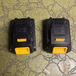 DEWALT 20V 1.3AH BATTERIES