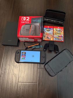 Nintendo Switch 2 Bundle with 6 games, Killswitch Case