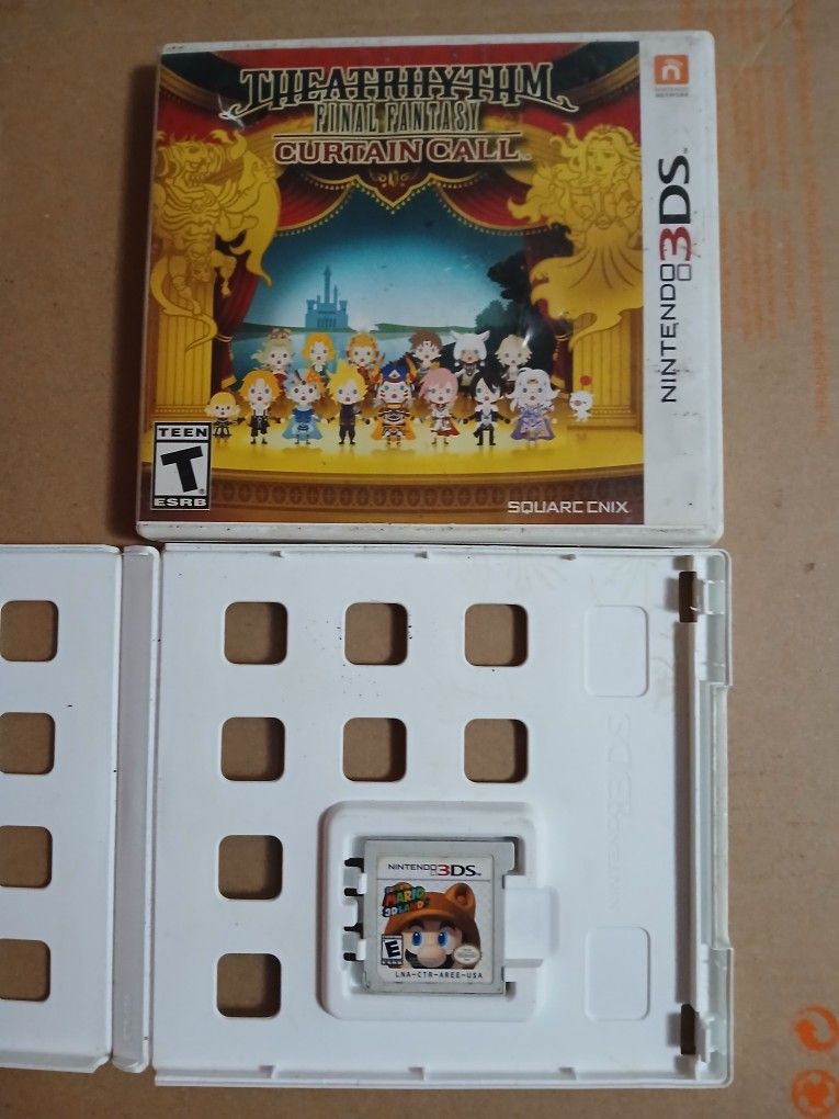 Nintendo 3DS Final Fantasy And Super Mario 3D Land