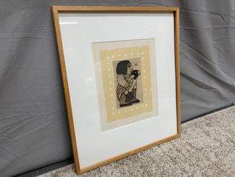 “Falcon” Limited Edition Signed Lithograph by Carol Jablonski