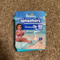 Pampers Splashers Swim Diapers Size 2-3 – 17 Count