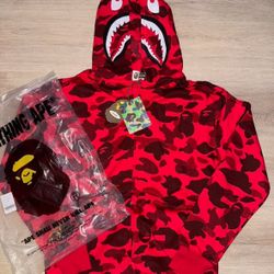 Red Bape Hoodie