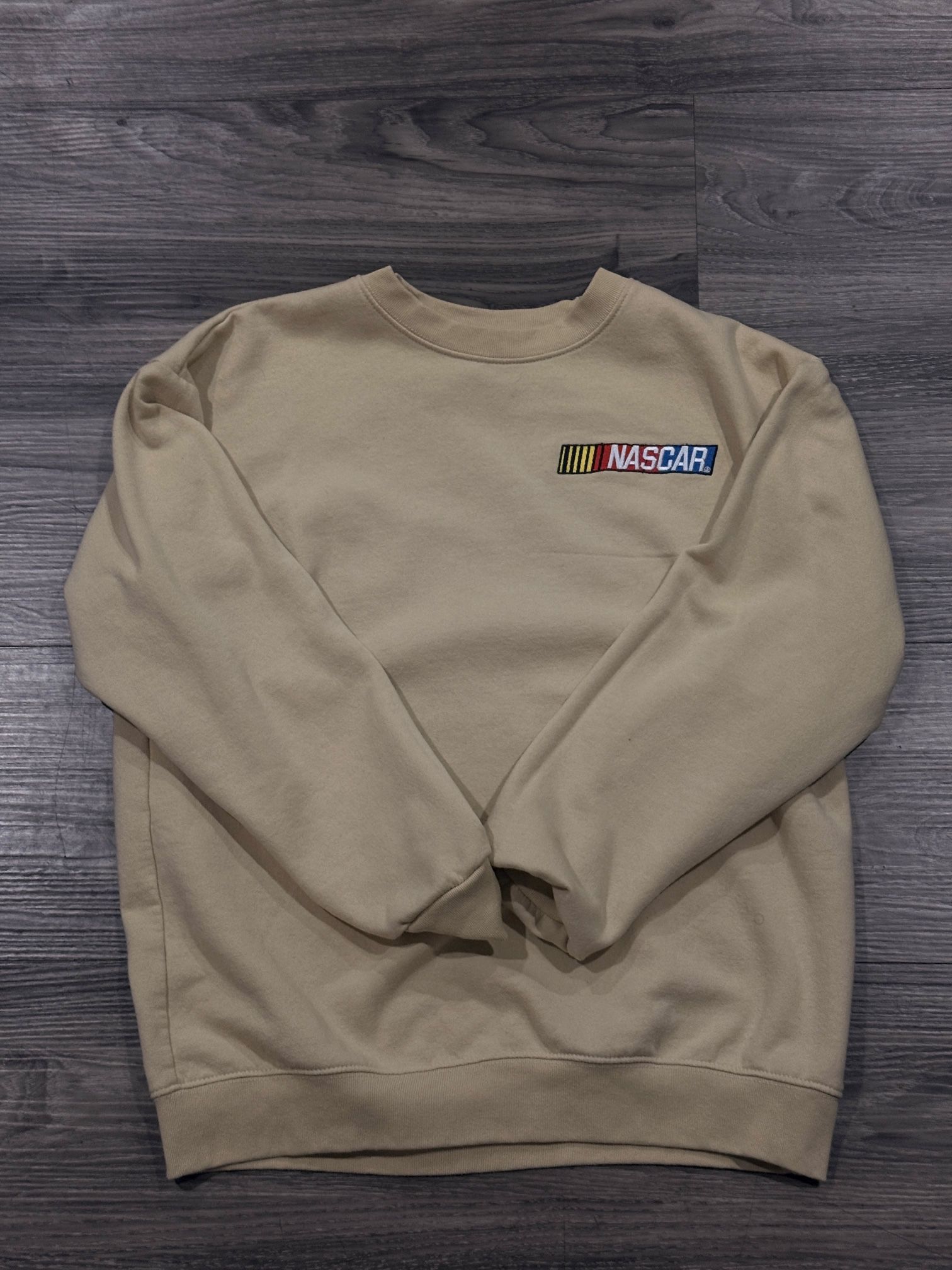 Tan NASCAR Crewneck/Sweatshirt