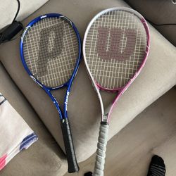 His And Her’s Tennis Racquet 