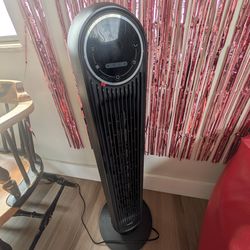 Rotating cooling fan with timer