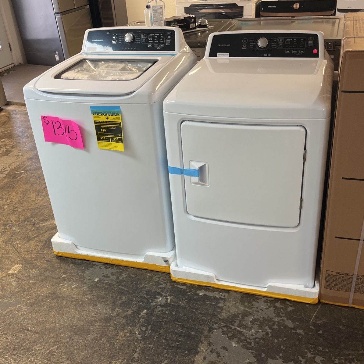 Frigidaire Gas Washer And Dryer Set 