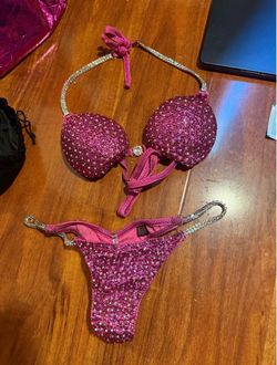 Bikini body building suit