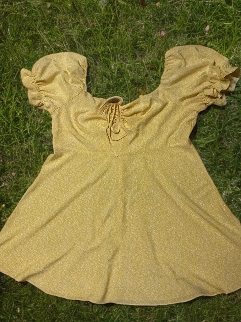 Yellow floral sundress 4x midi SHEIN Curve Breathable!