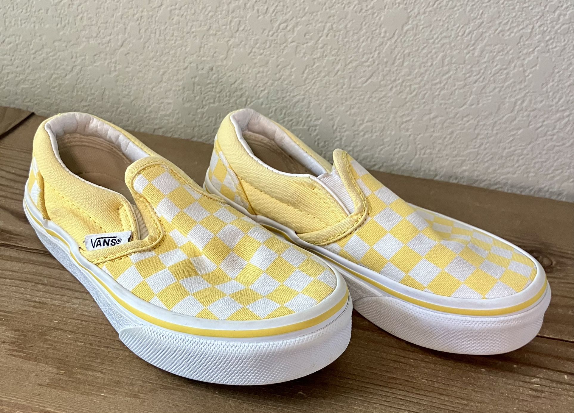 Vans Checkered Slip Ons 10.5 Toddler 