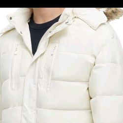 Rejork Men's Long Winter Coats Warm Water Resistant Puffy Hooded Windbreaker...