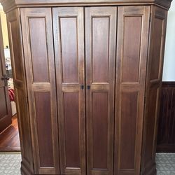 Solid Wood Corner Entertainment Center