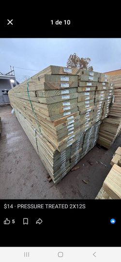 2x12x20 madera