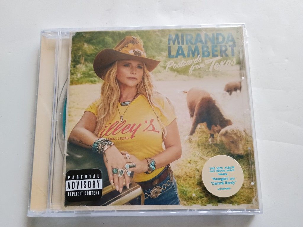 Miranda Lambert Postcards From Texas W/Signed Insert
