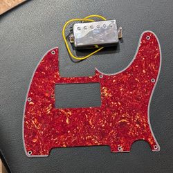 Telecaster Pickguard + Hot Humbucker Pickup