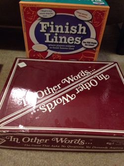 2 games in other words, finish line
