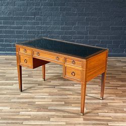 Mid-Century Modern Desk w/ Leather Top by Milling Road, c.1960’s
- Delivery Available