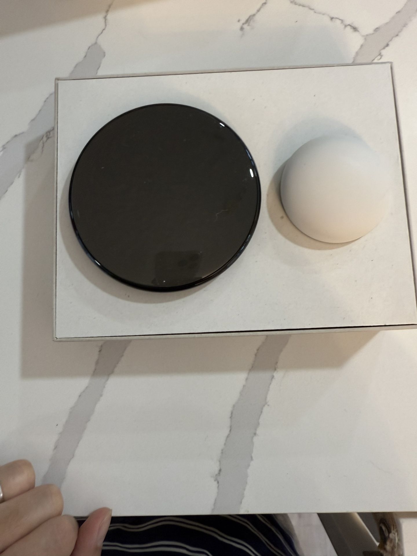 Open Box Google Nest Learning Thermostat with Nest Temperature Senso