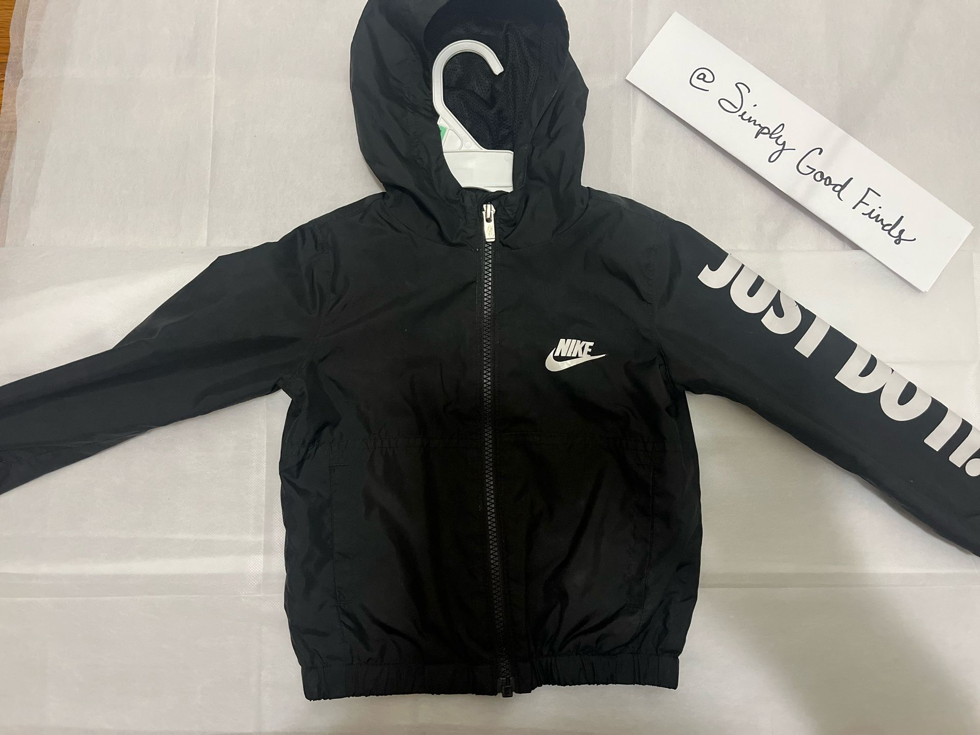 Nike Black Toddler Windbreaker SIZE:2T