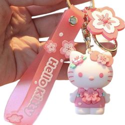 Hello Kitty Cute Anime Keychain