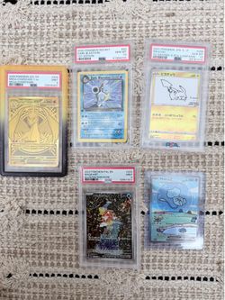 Pokemon slabs and raw!!