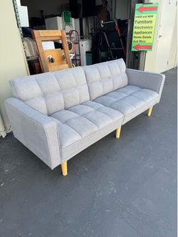 Sofa Bed Modern Tufted Futon Couch Very Clean and Good Condition