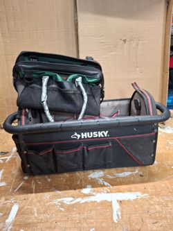 Husky 20" tool tote, Free Craftsman tool bag