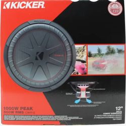 Dual 2 Ohm Voice Coil Car Subwoofer 1000W Peak 48CWR122