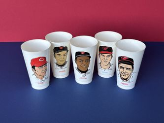 Vintage 1972, 7-11 Slurpee Baseball Collector’s Cups