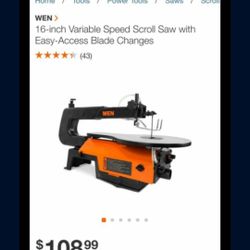 WEN SCROLL SAW