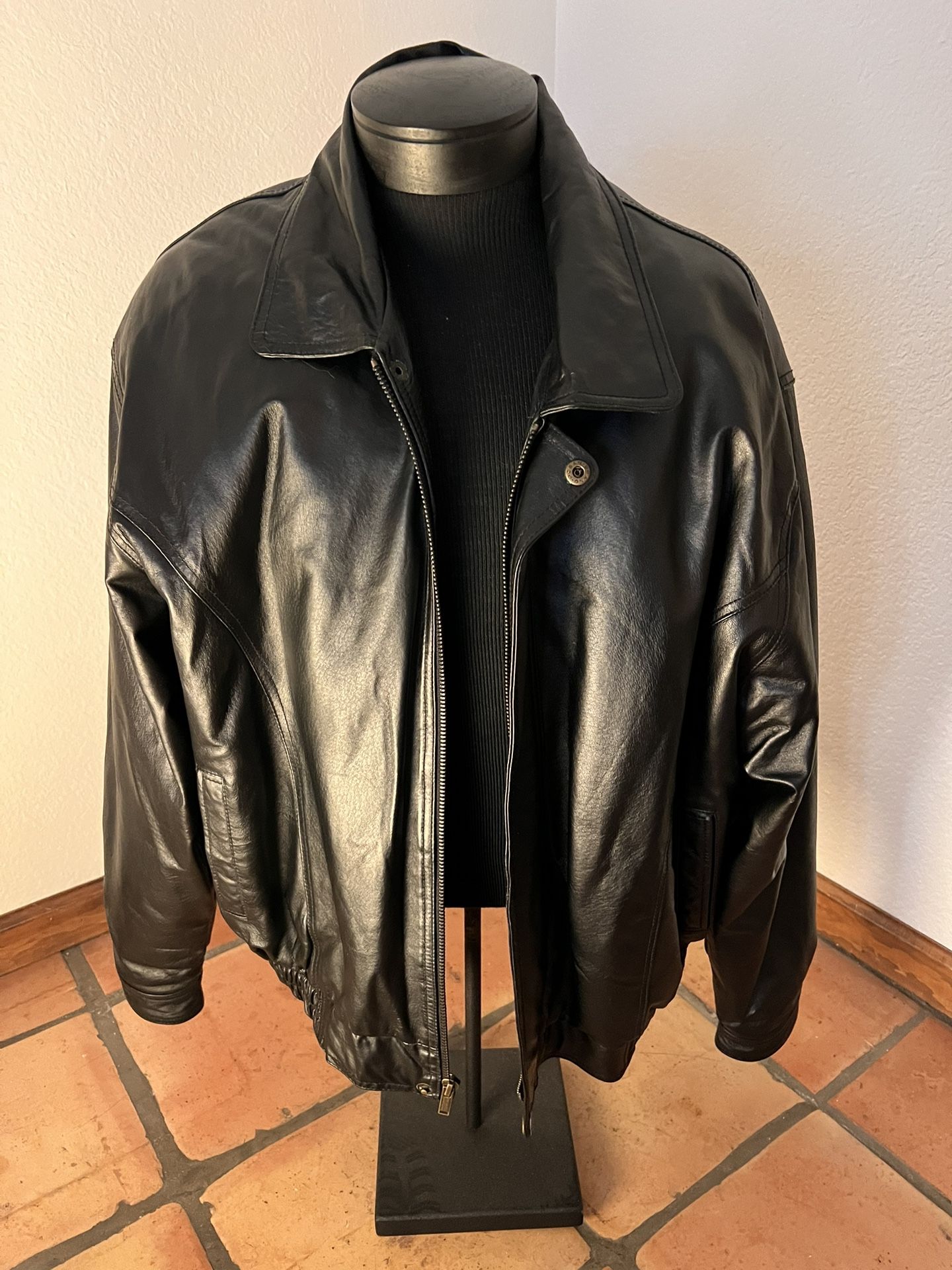 Leather Coat 