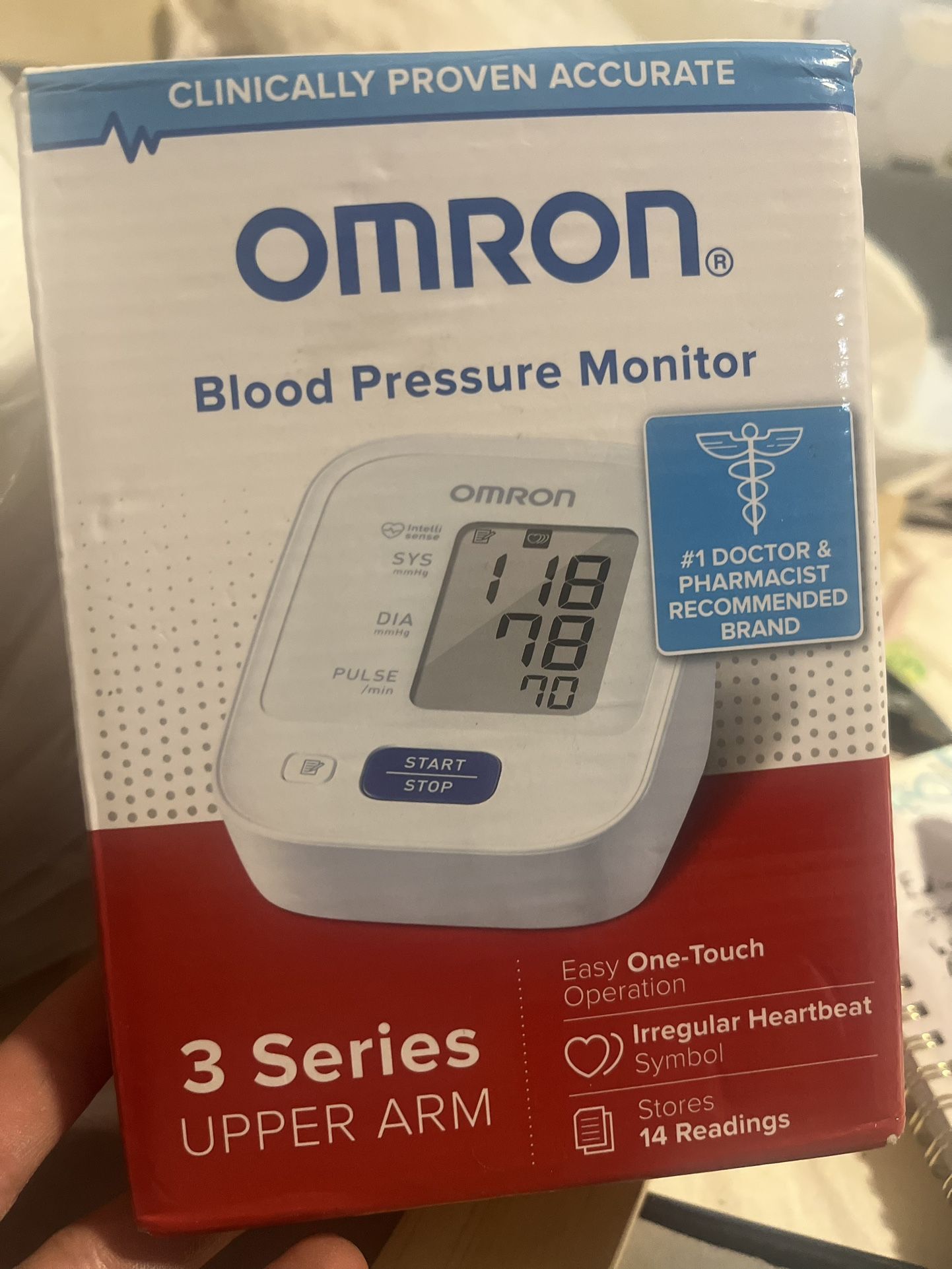 Blood Pressure Monitor, 3 Series Upper Arm