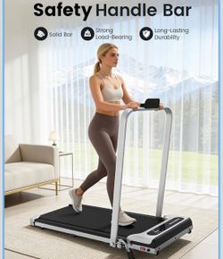 Walking Pad Treadmill for Home, Incline Walking Pad with Handle Bar#1
