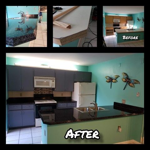 Kitchen And Bathroom Countertops And Cabinets  Refinish 