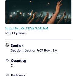 Anyma End Of Genesis Tickets To The Sphere Las Vegas 