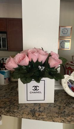 Handmade flower boxes or glass vases