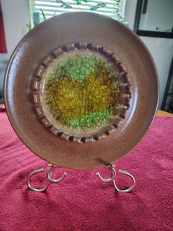 The Robert Maxwell California studio pottery ashtray from 1965