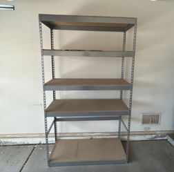 GARAGE SHELVING, SEE DESCRIPTION