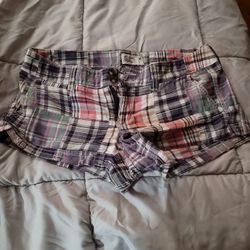 American Eagle Plaid Shorts