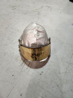 Vintage firefighter helmet for display piece