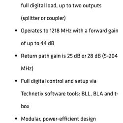 DBC-1200S smart RF amplifier