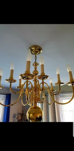 Large beautiful chandelier