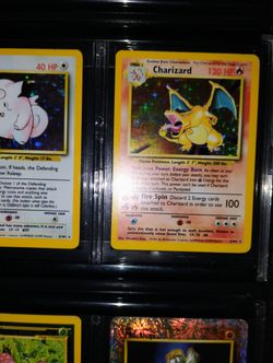 Vintage ORIGINAL 1990s Holographic Pokemon Charizard Holo Blastoise Pikachu Jolteon Alakazam Snorlax Sabrina's Gengar Collection 
