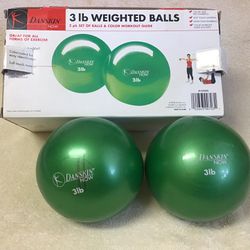 Danskin 3 Lb. Exercise Balls