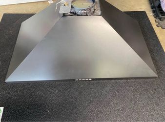 GE 36” Convertible Black Slate Wall-Mounted Range Hood