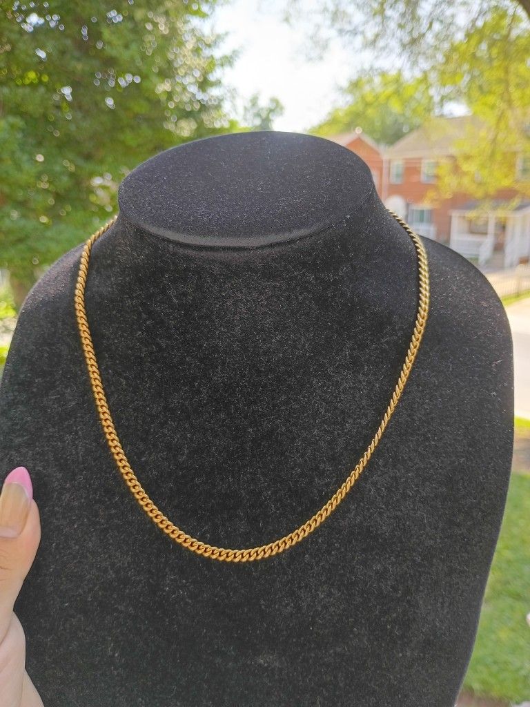 Men's Gold Plated Necklace