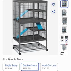 Critter Nation Double Story Cage And Cage Cover
