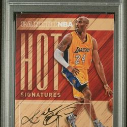 2015 Panini Autographed Kobe Bryant Graded Card