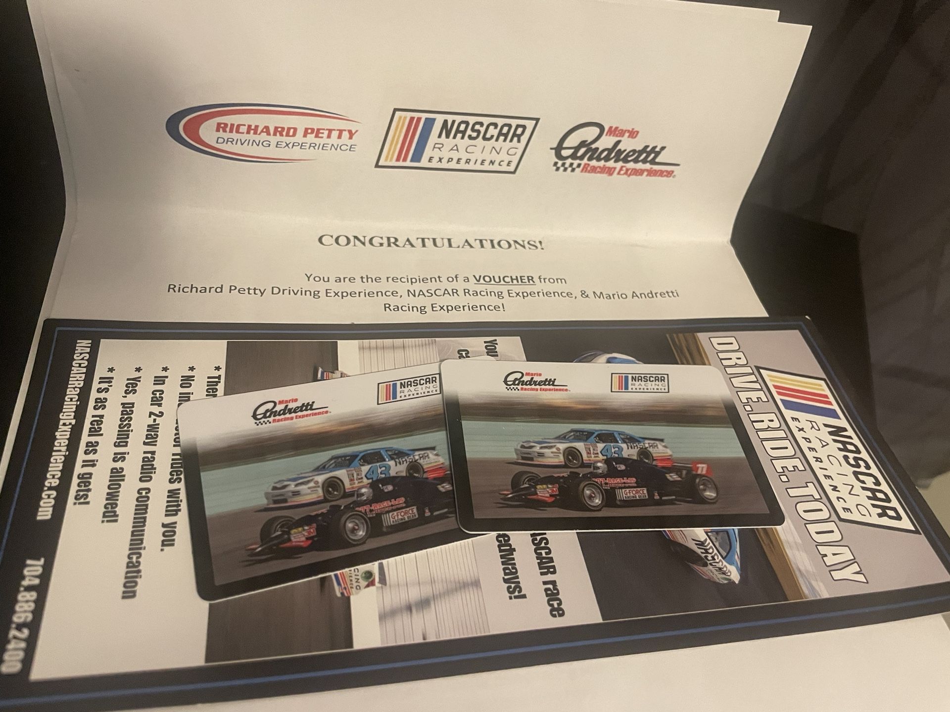 2x Vouchers For The NASCAR Racing Experience!