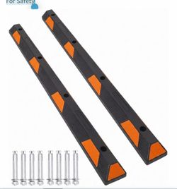 Heavy duty rubber  parking curb stopper