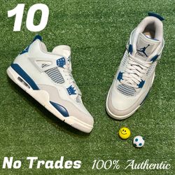 Size 10 Air Jordan 4 Retro “Military Blue 2024” 🧵